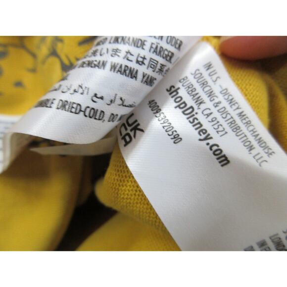 Disney WINNIE THE POOH Golden Yellow Knit Drop Waist Dress Ruffle Hem Size 3X - Picture 12 of 16